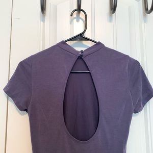 Key Hole Back MIDI Dress